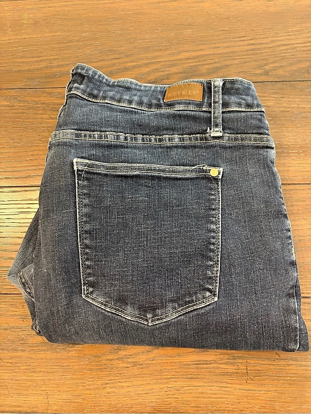 Judy Blue Skinny Fit Women's Flare Jeans Waist 20W Black